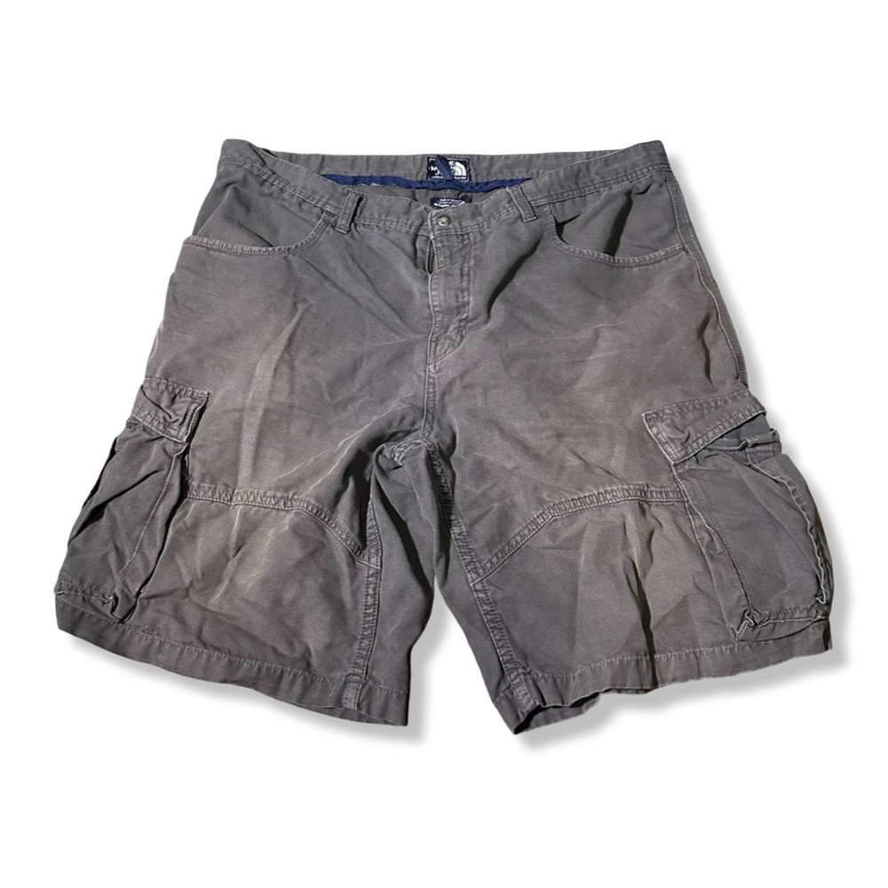 The North Face Canvas Gray Cargo Shorts Size W40 Outdoors